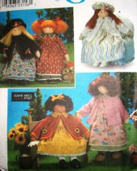 8835 SIMPLICITY  26'' RAG DOLL, DRESSES, JACKET, HAT, PETTICOAT PATTERN